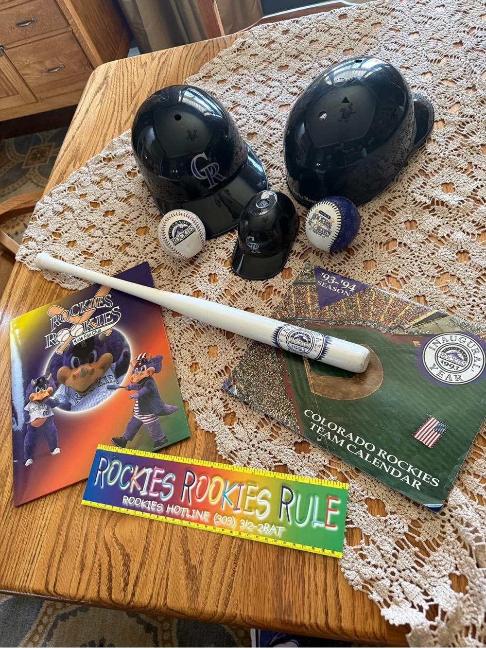 Colorado Rockies Collection and Memorabilia Set